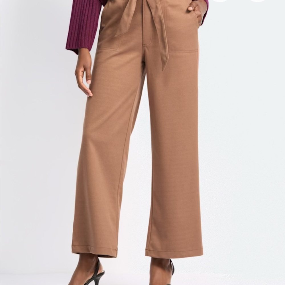 Women's Kut from the Kloth Tan Wide-Leg Pants